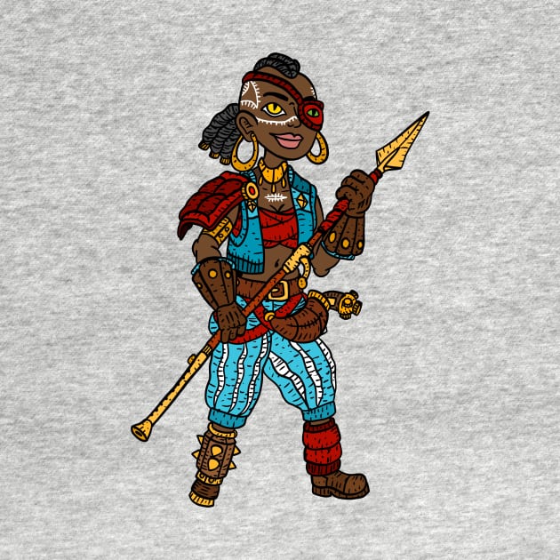 african american pirate girl. by JJadx